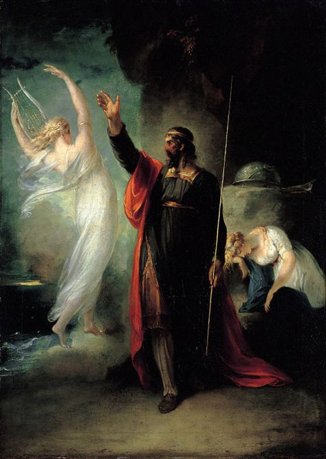 Prospero, Ariel and sleeping Miranda, 1797 (Shakespeare’s The Tempest) by William Hamilton (English, 1751–1801) The Tempest Shakespeare, Shakespeare Sonnets, Globe Theatre, Spirit Magic, Roi Arthur, George Mason, John Everett Millais, The Tempest, Robert Burns