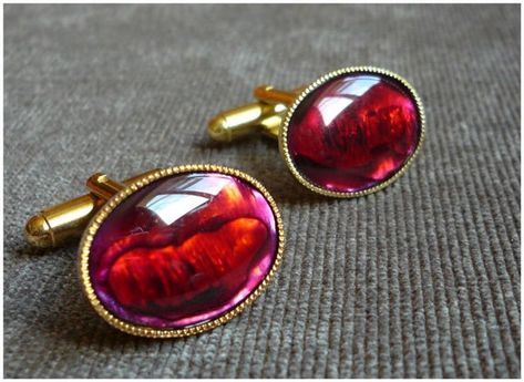 Check out this item in my Etsy shop https://www.etsy.com/uk/listing/541742617/red-cufflinks-abalone-gold-mens-cuff Mens Cuff Links, Anniversary Husband, Gentlemen Style, Birthday Stone, Cuban Shirts, Ruby Anniversary, Alternative Gifts, Groom Cufflinks, Christmas Wedding Gifts