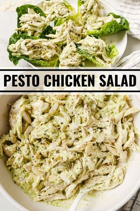 Chicken Pesto Salad, Fall Lunch Ideas, Easy Pesto Chicken, Salad Fall, Pesto Chicken Salad, Fall Lunch, Fall Salads, Turkey Dinners, Paleo Ideas