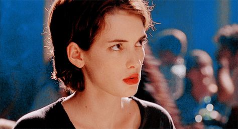 Winona Ryder Gif, Winona Ryder Young, Winona Ryder Night On Earth, Winona Ryder Dinky, Winona Ryder Reality Bites Hair, Winona Ryder Gif 90s, Winona Ryder, Cult Movies, Columbus