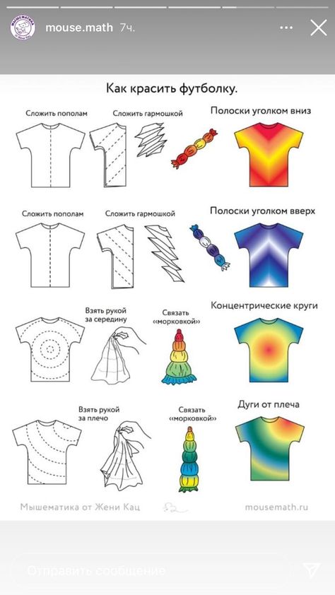 Easy Diy Tie Dye, Tie Dye Folding Techniques, Tie Dye Shirts Patterns, Tye Dye Patterns, Diy Crate Furniture, Diy Tie Dye Techniques, Diy Tie Dye Designs, Tie Dye Patterns Diy, Diy Tie Dye Shirts