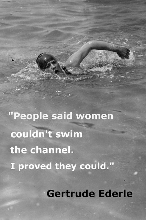 On the morning of 6 August 1926, the American Gertrude Ederle became first woman to swim the English Channel - her time was 14 hours and 34 minutes beating the men's record by more than two hours. Trudy Ederle, English Channel Swim, Gertrude Ederle, Feminine Icons, Women Rule, Sea Swimming, Feminist Icons, Women Scientists, Radical Feminism