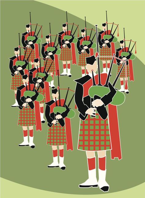 Pipers Piping Ideas, Eleven Pipers Piping 12 Days, Diy Christmas Mantle, 11 Pipers Piping, 12 Days Of Christmas Song, Pipers Piping, 12 Days Of Xmas, Christmas Windows, New Year Illustration