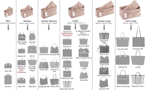 Amazon.com: Purse Organizer Insert, Felt Bag organizer with zipper, Handbag & Tote Shaper, For Speedy Neverfull Tote, 6 Sizes : Clothing, Shoes & Jewelry Purse Organizer Pattern, Detachable Pocket, Keys Chain, Mini Organizer, Backpack Fjallraven, Kanken Mini, Purse Organizer Insert, Lv Speedy, Purse Insert