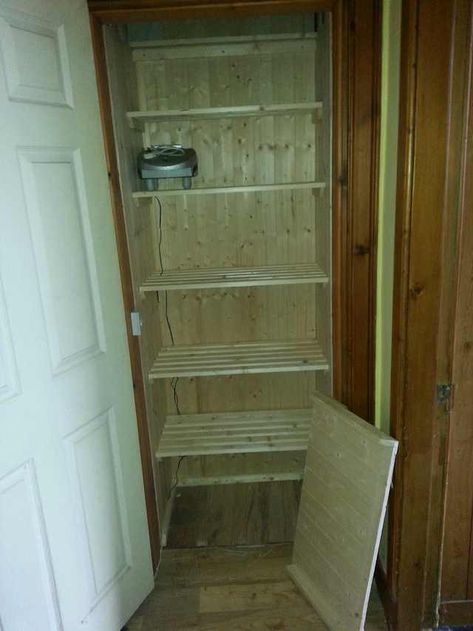 Turned the old hot water tank cupboard into a lovely pantry :) - Imgur Room Cupboard Design, Cupboard Storage Ideas, Dining Room Cupboards, Cupboard Ideas, Hot Water Tanks, Shoe Cupboard, Hot Water Tank, Cupboard Design, Roof Panels