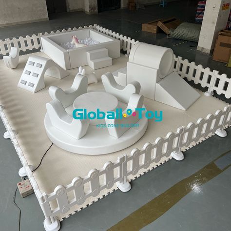 4 by 6 meters of all white color set #softplayset Island Party, Summer Soft, Party Business, Soft Play, Baby Gym, Play Set, Party Rentals, May 21, All White