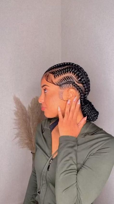 Own Hair Braids Black Women, Stitch Braid Cornrows, Braided Hairstyles For Black Women Scalp Braids, Stitch All Back Cornrows, Stitch All Back Cornrows Hairstyles, Cornrow Feed In Braids Hairstyles, 4 Feed Ins Braids, Fees In Braids Cornrows, Cornroll Braids For Black Women