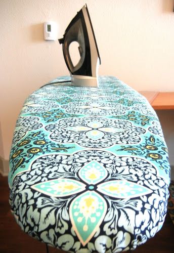 Ironing Board Cover Tutorial | Sweet Verbena Diy Ironing Board, Ironing Board Cover, Ironing Board Covers, Ironing Board, Sewing Rooms, Learn To Sew, Diy Projects To Try, My New Room, Sewing Room