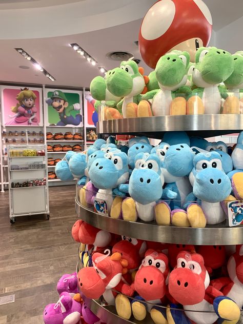 Nintendo Plushies, Mario Plushies, Yoshi Aesthetic, Yoshi Nintendo, Nintendo Shop, Yoshi Plush, Nintendo Plush, Japan Living, Nintendo Store