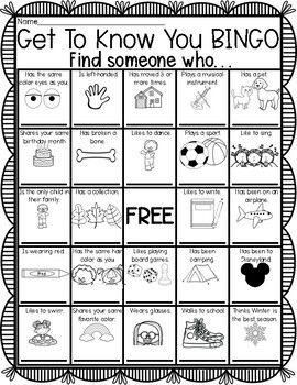 PAPERCRAFT Ideas for Party Decorations | PAPERCRAFT Techniques: Tips and Tricks Get To Know Me Bingo Template, Get To Know Me Classroom Activities, Elementary Fun Friday Activities, August School Activities, Get To Know You Classroom Activity, Kindergarten Getting To Know You Games, Get To Know Your Class Activities, 1st Grade Get To Know You Activities, Getting To Know Your Students Activities Elementary