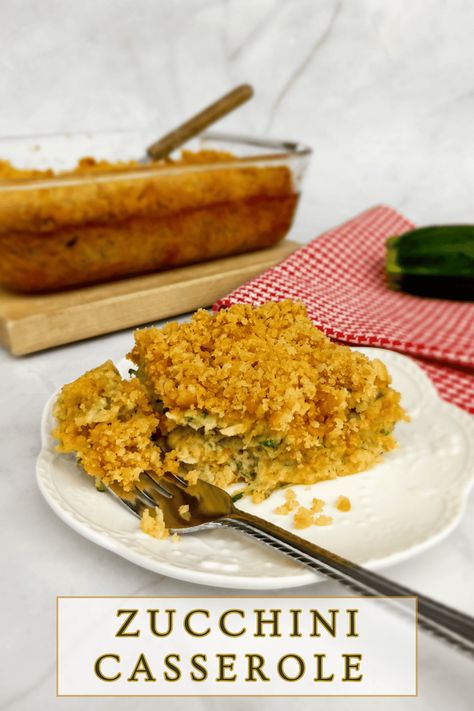 Zucchini Casserole With Ritz Crackers, Easy Zucchini Casserole, Casserole With Ritz Crackers, Ritz Cracker Topping, Ritz Cracker Recipes, Freezing Zucchini, Zucchini Casserole Recipes, Chicken Croquettes, Soda Crackers