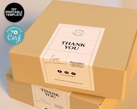 Digital Marketing Branding Materials ️ by mytinydesignsstudio Packing Boxes Ideas, Print Boxes Packaging, Sticker Packaging Aesthetic, Box Label Design Packaging Ideas, Brand Stickers Logo Packaging Ideas, Packing Box Ideas, Aesthetic Box Packaging, Box Logo Design Ideas, Packing Box Design Ideas