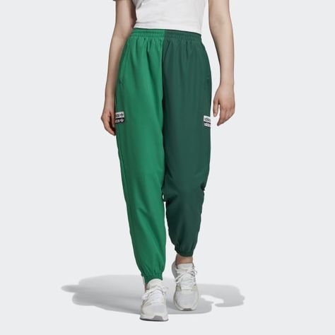 adidas Track Pants - Green | adidas US Adidas Bold, College Tailgate Outfit, Nylon Track Pants, Tailgate Outfit, Track Pants Women, Fitness Style, Casual Bottoms, Adidas Track Pants, Womens Sports