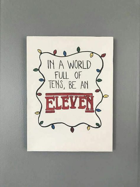 Stranger Things Wall, Stranger Things Gifts, Things Quotes, Handprint Gifts, Stranger Things Quote, Stranger Things Art, Eleven Stranger Things, Stranger Things Aesthetic, Stranger Things Meme