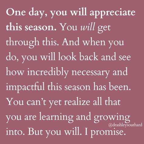 If you're in a hard season of life right now ~ a dark night of the soul ~ we got you! 🫶 ✨ You're not alone. ✨ You WILL get through this. ✨ You're becoming a Self-Restored Woman who knows her worth, knows her vision, and knows herself. From one woman who's been there to another, I'm so glad you're here. And it's all going to be ok. 💖 #overfunctioningwoman #darknightofthesoul #healingjourney #trusttheprocess #lifestruggles #growthmindset #innerstrength #selfhealing #spiritualgrowth #re... I’m Glad You’re Here, Hard Seasons Of Life Quotes, Seasons Of Life Quotes, I Will Be Ok, It Will Be Ok Quotes, Dark Night Of The Soul, Season Of Life, Life Right Now, Overcome The World