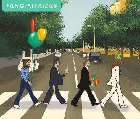 Beatles Birthday Cards, Beatles Happy Birthday, Beatles Valentine, Happy Birthday Beatles, Beatles Birthday Party, Beatles Christmas, Beatles Birthday, Nowhere Man, All My Loving