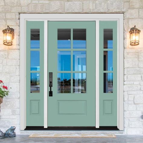 Steel doors exterior