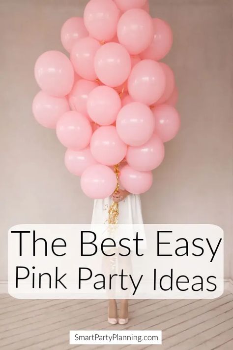 Selection of pink party ideas perfect to use in a variety of themed events. Use different shades of pink as an easy way to create a party of every girls dream. Use these party ideas to use pink items in the party decor, food and even clothing. These ideas will help create the special occasion with ease. Pink Party Ideas, Pink Party Foods, Dollar Diy, Pink Party Theme, Pink Tablecloth, Girly Birthday Party, Pink Items, Pink Party Decorations, Pink Wrapping Paper