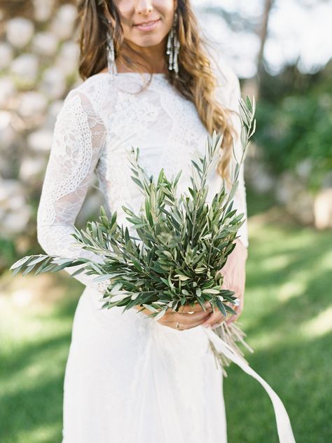 Small Greenery Bouquet, Olive Leaf Bouquet Wedding, Olive Branch Bouquet Wedding, Olive Leaves Bouquet, Greek Bouquet, Olive Leaf Bouquet, Olive Bouquet, Olive Branch Bouquet, Olive Leaves Wedding