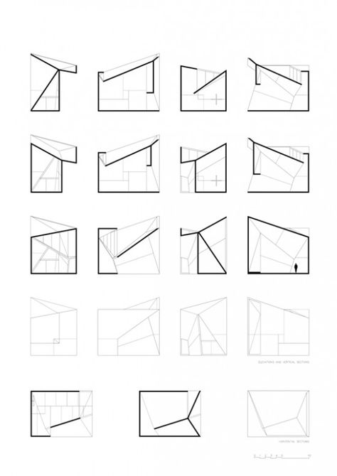 Folding Architecture, Section Drawing, Architecture Concept Diagram, Concept Diagram, Architectural Section, Design Presentation, Architectural Sketch, Architecture Design Concept, Diagram Architecture