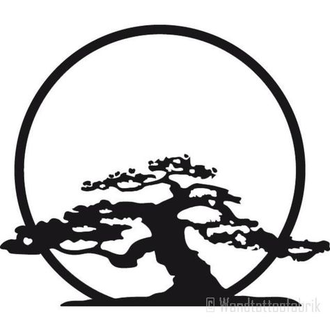 Weeping Cherry Tree, Samurai Tattoo Design, Bride Photos Poses, Stencils For Wood Signs, Cricut Stencils, Zen Doodle Art, Bonsai Art, Tree Logos, Silhouette Stencil