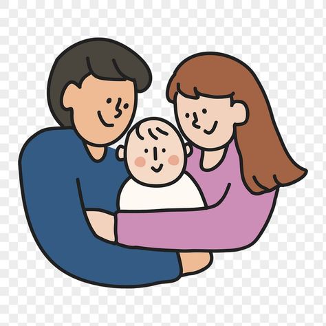 Parents Illustration, Dotted Painting, Mother Father And Baby, Web Design Mockup, Child Png, Graphic Design University, Taking Care Of Baby, Family Png, Papa Baby