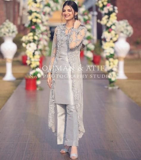 30 Likes, 0 Comments - Tabeer Dezigner (@tabeerdezigner) on Instagram Pakistani Women Dresses, Shrug For Dresses, Gaun Fashion, Pakistani Wedding Outfits, Pakistani Fancy Dresses, Pakistani Fashion Party Wear, Beautiful Pakistani Dresses, Fancy Dresses Long, Mode Abaya