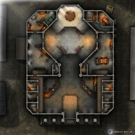 Dnd Guild Hall Map, Merchant Guild, Adventurers Guild, Wanted Sign, Guild Hall, Adventurer's Guild, More Adventures, Rest Up, Dnd Maps