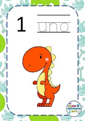 Fichas para trazar y aprender los números con dinosaurios Dinosaur Classroom, Classroom Themes, Snoopy, Education, Fictional Characters