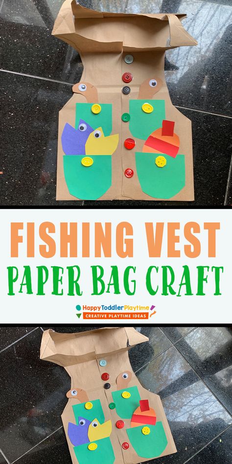 Fishing Preschool Crafts, Salmon Crafts Preschool, Camping Themed Art For Toddlers, Fishing Activities For Preschool, Camping Crafts For Kids Preschool, Tent Craft Preschool, Boat Crafts Preschool, Camping Crafts For Preschoolers, Camping Art Preschool