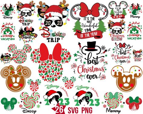 Disney Mouse Funny Christmas Svg Bundle | BOXMEDIART Svg Cut Files and Designs Mickey Shirts, Disney Craft, Disney Cricut, Disney Christmas Shirts, Friends Svg, Christmas Friends, Trip Shirts, Mouse House, Images Disney