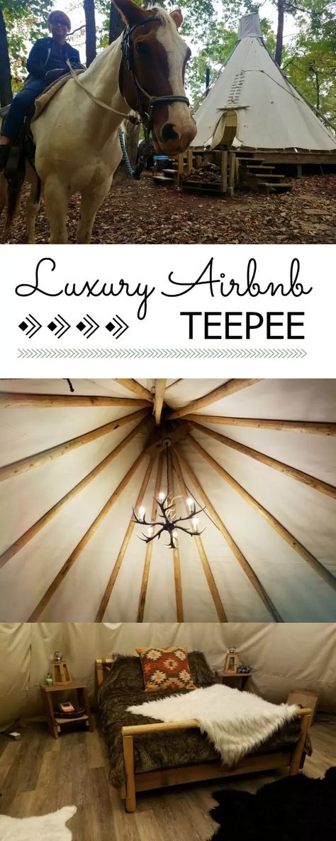 Teepee Glamping, Tipi Painting, Glamping Airbnb, Teepee Tent Camping, Teepee Outdoor, Teepee Camping, Luxury Airbnb, Indian Teepee, Ranch Living