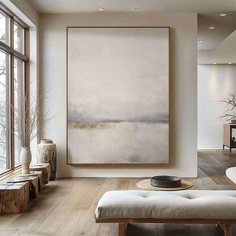 Neutral Minimalist Painting,Large Beige Abstract Oil Painting,Living Room Painting White Texture Painting,Handmade Large Canvas Wall Art Large Artwork Hallway, Large White Painting, Oversized Art Dining Room, Gallery Wall Over Sectional, Large Wall Decor Living Room Behind Sofa, Accessible Beige Living Room, Neutral Canvas Painting, Art Above Fireplace, Large Paintings For Living Room