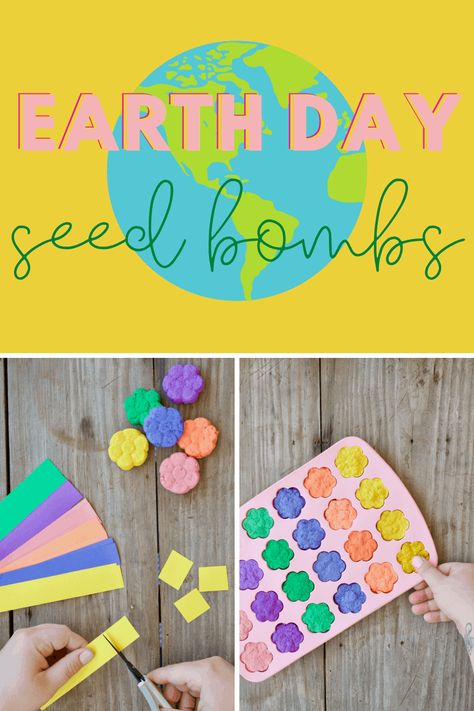 Market Day Ideas, Earth Craft, Seed Balls, Earth Day Crafts, Cadeau Parents, Earth Day Activities, Seed Paper, Crafting Paper, Camping Crafts