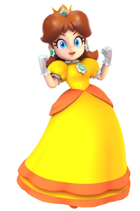 Daisy Princess, Oc Sheet Character Design, Harmonie Mario, Mario Cosplay, Daisy Drawing, Luigi And Daisy, Couple Cosplay, Super Mario Games, Baby Daisy