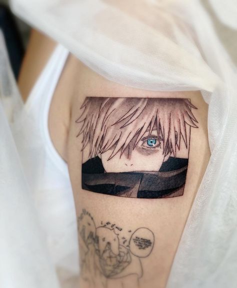 Samurai Tattoo Sleeve, Gojo Anime, Mangas Tattoo, Mommy Tattoos, One Piece Tattoos, Small Girl Tattoos, Eagle Tattoos, Anime Tattoo, Cute Little Tattoos