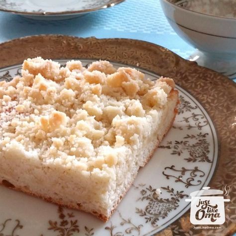 ❤️ Butterkuchen, German Butter Cake. A sweet treat for when company comes over! Fun to make, and yummy to eat! Give Oma's butter cake a try!