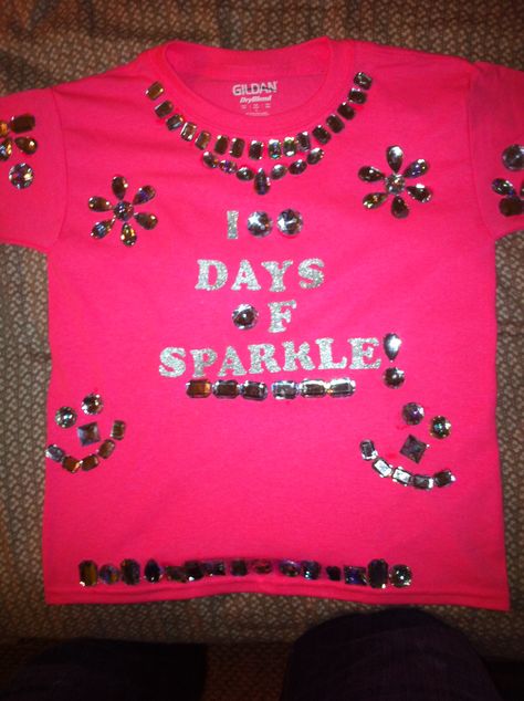 100 Days of Sparkle for the 100th Day of School Celebration I Sparkled Through 100 Days Shirt, 100th Day Of School Shirts, 100 Days Shirt, 100th Day Of School Crafts, 100 Day Of School Project, 100 Day Celebration, Teachers Corner, School Celebration, 100th Day Of School