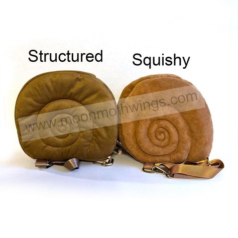 Squishy, or structured shell backpack? Preorders are officially open for my snail shell backpacks! You have choice of either squishy or structured shells. The structured shells have more storage space than the squishy shells. Current estimated arrival time is September. It’s going to be a snail shell invasion this fall! Snail Backpack, Shell Backpack, Moth Wings, Moon Moth, Diy Backpack, Snail Shell, Cosplay Diy, Storage Space, Custom Color