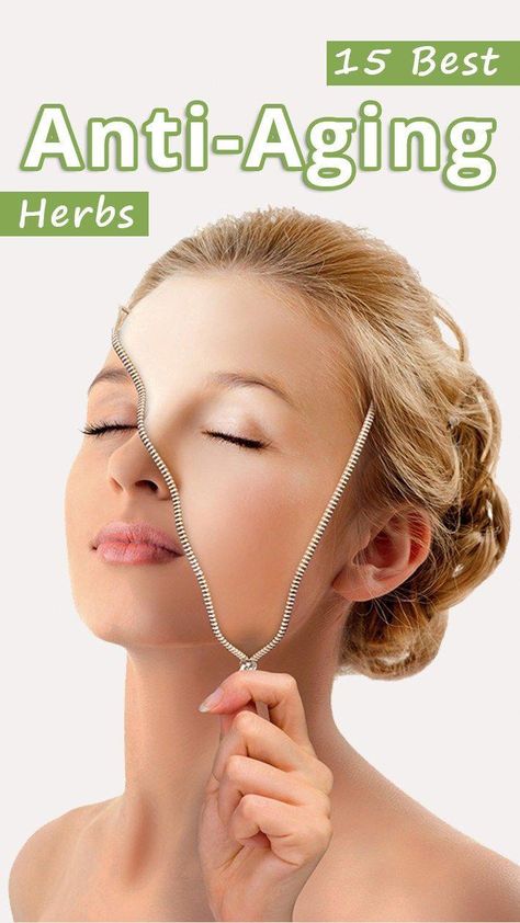 15 Best Anti-Aging Herbs - Have you found yourself bothered with wrinkles or lines on your face? #beauty #beautytips #antiaging #healthy #healthylifestyle #AntiAgingSkinCareSecrets #RemediesForTheCold Makeup Silver, Anti Aging Herbs, Aging Makeup, Natural Hair Mask, Cold Sores Remedies, Aging Face, Boost Hair Growth, Baking Soda Shampoo, Natural Cold Remedies