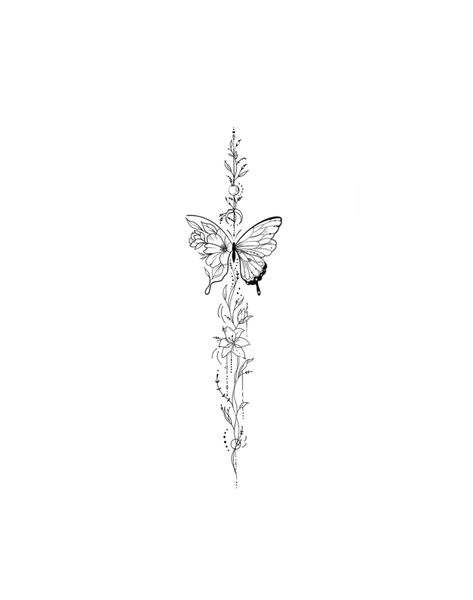 Elegant Spine Tattoos For Women Flowers, Cyberciligism Tattoo, Tattoo Klein, Ignorant Tattoo, Earthy Tattoos, Flower Spine Tattoos, Tattoos To Cover Scars, Trending Tattoos, Remembrance Tattoos