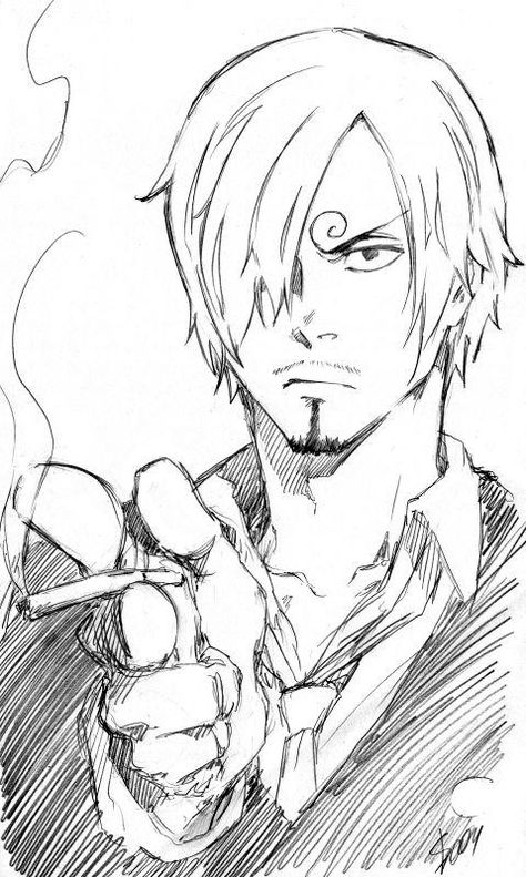 OP: Sanji sketch by Sideburn004 Sanji Vinsmoke Manga, One Piece Sketch Drawing, Sanji Sketch, Sanji Drawing, One Piece Sketch, Random Sketch Ideas, One Piece Tattoos, Vinsmoke Sanji, 얼굴 드로잉