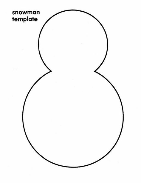 Simple Snowman Craft, Christmas Outlines Templates, Felt Snowman Pattern, Snowman Patterns Printable, Snowman Eyes, Eyes Template, Printable Snowman Faces, Snowman Crafts Preschool, Snowman Outline