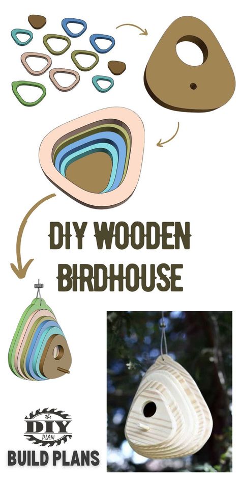 Diy Birdhouse Plans, Thrift Store Furniture Makeover Diy, Birdhouse Plans, Diy Birdhouse, Homemade Bird Houses, Mother Bird, Nest Box, Diy Dining Room, Backyard Diy