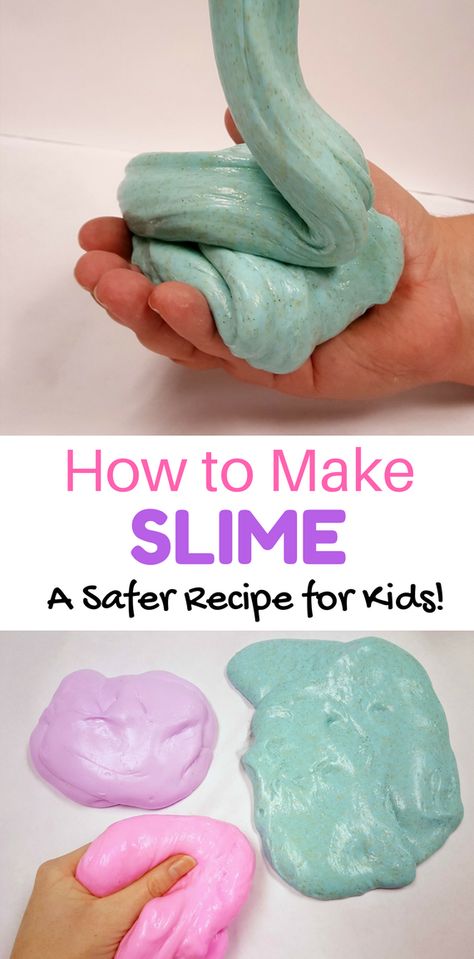 Slime Dough, Make Slime For Kids, Diy Stressball, Colorful Slime, Recipe For Kids, Slime For Kids, Popular Crafts, How To Make Slime, Kids Create