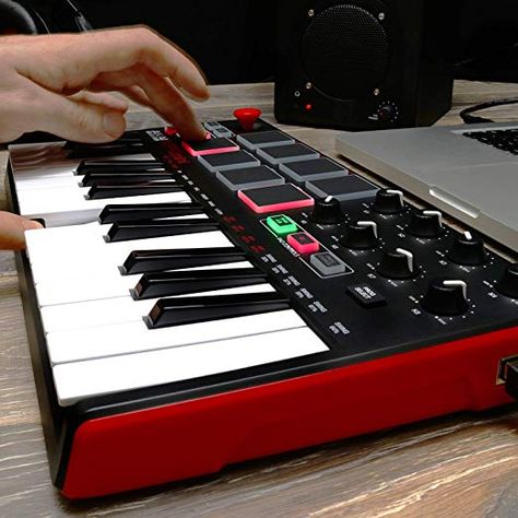 Mpk Mini, Drum Instrument, Midi Controllers, Diy Music, Controller Design, Drum Pad, Music Studio Room, Midi Keyboard, Midi Controller