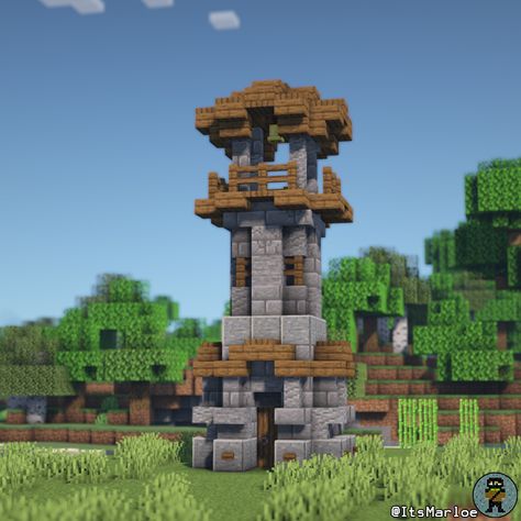 Tower In Minecraft, Minecraft Homes, Minecraft Building Guide, Cozy Games, Minecraft Pictures, Minecraft House Tutorials, Minecraft Medieval, Mine Mine, Minecraft Funny