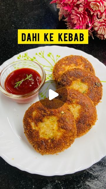 Shreya | Your Urban Dreamer on Instagram: "Dahi ke Kebab😍

SAVE✅✅
Shadi wali Famous Starter🔥
It’s super easy to make this yummy crispy starter at your home, perfect taste perfect mood✨

INGREDIENTS:
1/2 cup Hung Curd (take 300grams curd in a muslin cloth, set aside for 1 hour, by keeping a heavy weight on top of it)
1/2 cup Grated paneer
1/4 cup of veggies (onion, capsicum, carrot)
1 tsp green chilli
1 tsp coriander leaves
Salt to taste
1/2 tsp black pepper 
1/2 tsp garam masala
1/2 tsp Chaat Masala
1/4 tsp Elaichi powder
1 cup bread crumbs (for making dough)
Bread crumbs (for coating)
Oil (shallow frying)

Follow: @your.urbandreamer 
Follow: @your.urbandreamer for yummy and easy recipes🥰

ENJOY❤️
———————————————
#dahi #kebab #dahikebab #dahikekebab #food #foodporn #foodblogger #yummy # Dahi Kebab, Dahi Ke Kebab, Bread Pakora, Making Dough, Veg Snacks, How To Make Dough, Muslin Cloth, Kebab Recipes, Chaat Masala