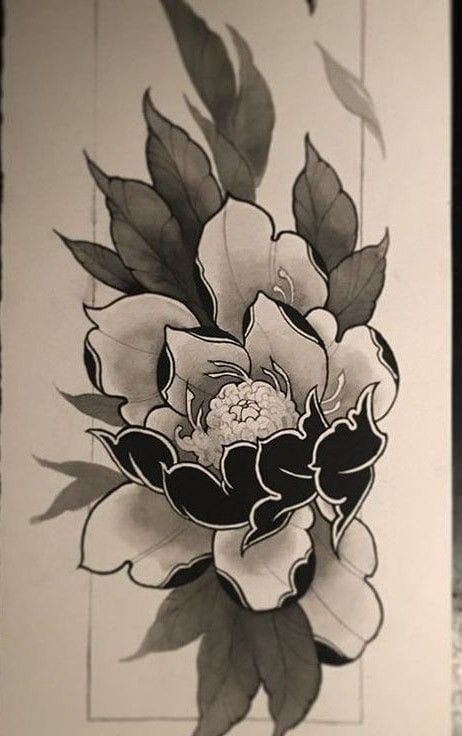 WhatsApp Tattoo Design Japanese, Japanese Flower Tattoo, Lotus Tattoo Design, Flower Tattoo Drawings, Japan Tattoo Design, Peonies Tattoo, Floral Tattoo Design, Rose Tattoo Design, Japanese Tattoo Designs