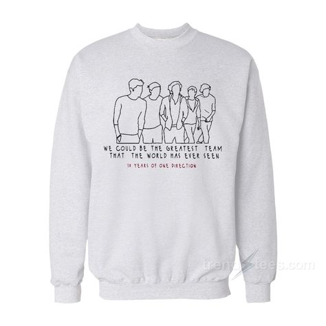 Crew Neck Sweater Outfit, Menswear Summer, Cute Streetwear, Jeans Hoodie, Hand Printing, Mens Trendy Outfits, 1 Direction, Great Team, Custom Sweatshirts